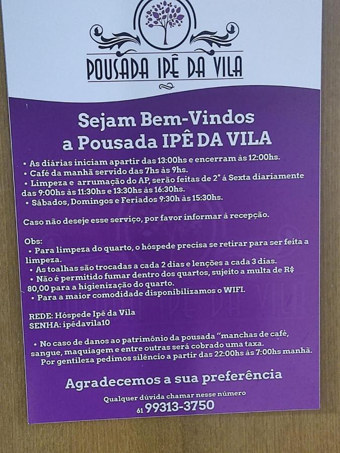 Pousada Ipe Da Vila Brasília Buitenkant foto